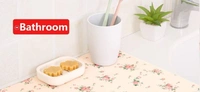 Kitchen Drawer Matt Printed Antibacterial Cabinet Plastic Foam Household Wardrobe Moisture Drawer Pad Waterproof Non-Slip Paper Kitchen Cupboard Liners Roll Mat, Place Mat for Kitchen Cupboard Liners, Table Drawer Mat, Drawer, Refrigerator 45x300 cm (Multi) - Set of 1